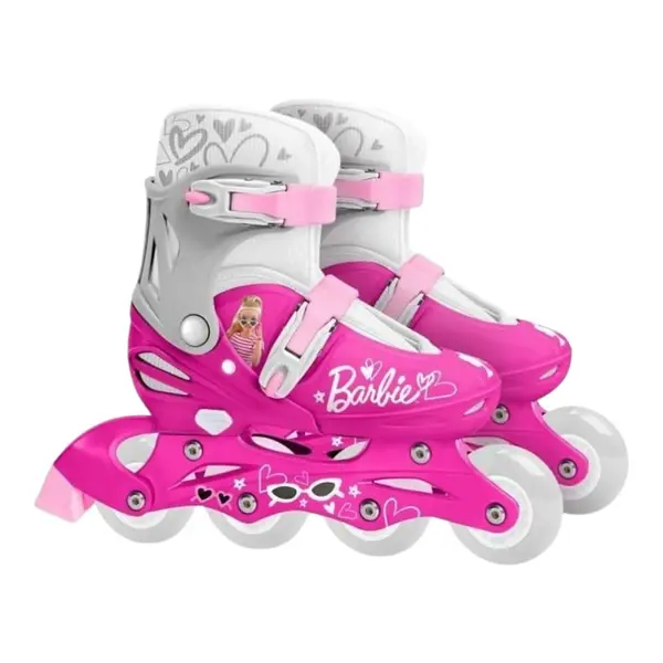 Role reglabile 2 in 1 pentru copii, multicolor, marimea 30-33, Barbie Engros