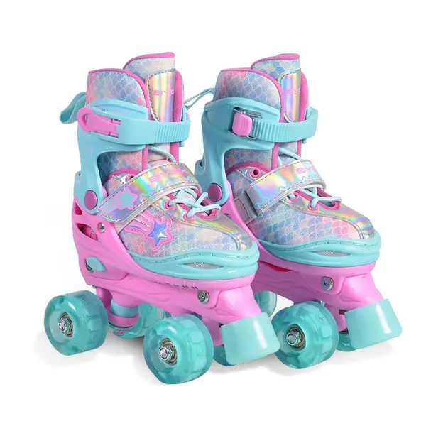 Role reglabile Byox Ariel Blue Pink M 34-37