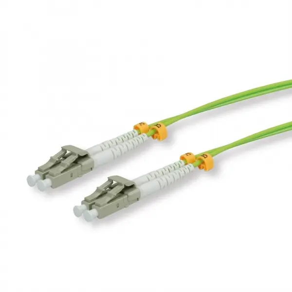 Roline Cablu fibra optica duplex LC - LC OM5 verde 10m, Roline 21.15.9275