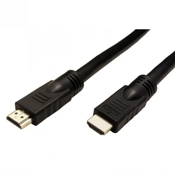 Roline Cablu HDMI UHD 4K activ cu repeater T-T Negru 15m, Roline 14.01.3452