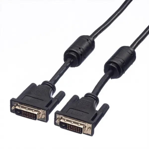 Roline Cablu monitor DVI (24+1) T-T dual link 15m, Roline 11.04.5598
