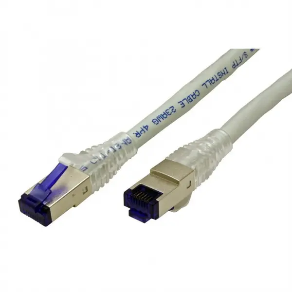 Roline Cablu retea S-FTP cat 6A fir solid Gri 30m, Roline 21.15.0871