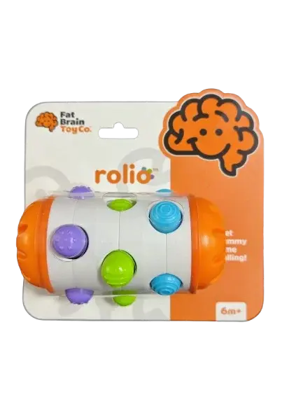 Rolio - Jucarie senzoriala tip cilindru cu butoane click-clack