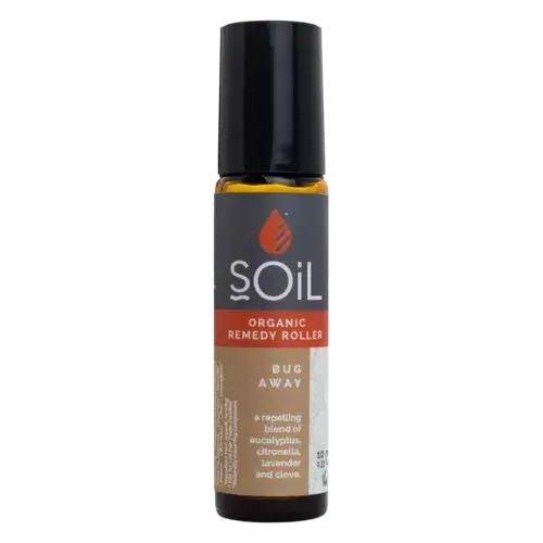 Roll-On Bug Away (Anti-Insecte) cu Uleiuri Esențiale Pure Organice ECOCERT, 10 ml | SOiL