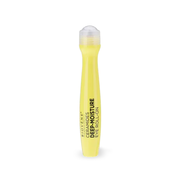 Roll-on pentru ochi hidratant cu Acid Hialuronic si Ceramide Deep-Moisture, 15ml, Biovene