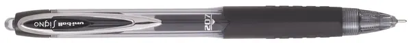 Roller automat cu gel Uniball Signo 207 ND – Negru, 0.7 mm