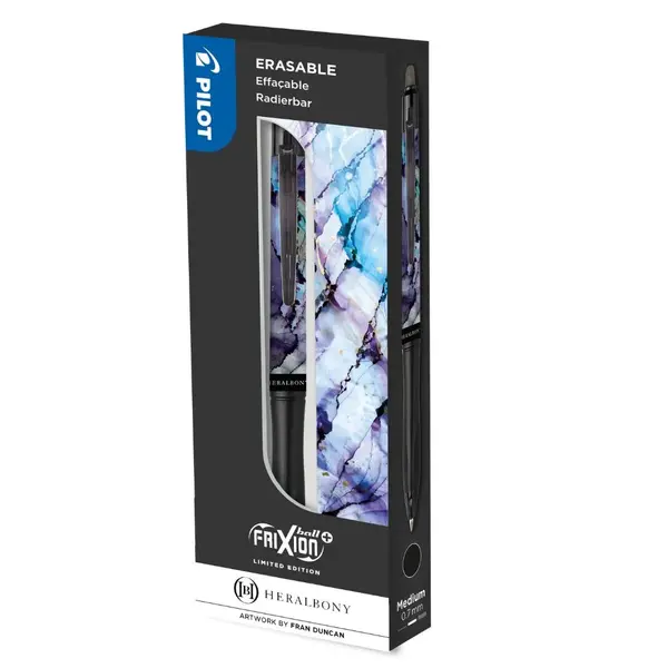 Roller cu cerneală Pilot FriXion Ball + Heralbony diverse modele 0.7 mm cu click și cutie cadou Ediție Limitată Roller cu cerneală Pilot FriXion Ball + Heralbony diverse modele 0.7 mm cu click și cutie cadou Ediție Limitată british art