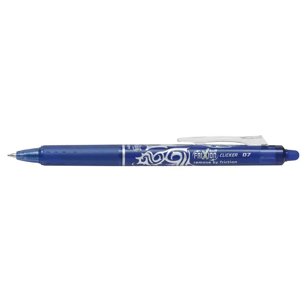 Roller cu cerneala Pilot Frixion Clicker diverse culori 0.7 mm Roller cu cerneala Pilot Frixion Clicker diverse culori 0.7 mm albastru