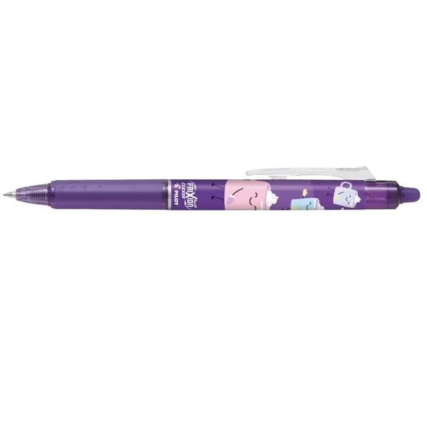 Roller cu cerneala Pilot Frixion Clicker Fancy diverse culori 0.7 mm Roller cu cerneala Pilot Frixion Clicker Fancy diverse culori 0.7 mm albastru corp violet