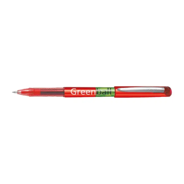 Roller cu cerneala Pilot Greenball Begreen diverse culori 0.7 mm cu capac Roller cu cerneala Pilot Greenball Begreen diverse culori 0.7 mm cu capac rosu