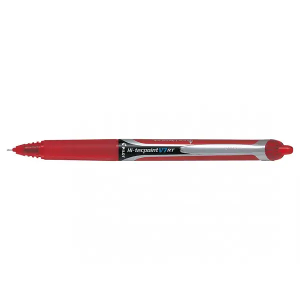 Roller cu cerneala Pilot Hi-Tecpoint V7 diverse culori 0.7 mm cu click Roller cu cerneala Pilot Hi-Tecpoint V7 diverse culori 0.7 mm cu click rosu