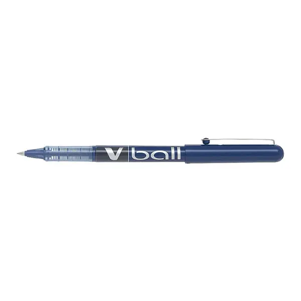 Roller cu cerneala Pilot V-Ball diverse culori 0.5 mm cu capac Roller cu cerneala Pilot V-Ball diverse culori 0.5 mm cu capac albastru