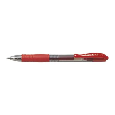 Roller cu gel G-2 ECO Pilot 0.7 mm varf mediu Roller cu gel Pilot G-2 0.7 mm rosu