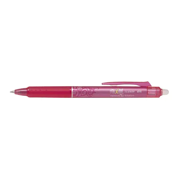 Roller cu gel Pilot Frixion Clicker diverse culori 0.5 mm Roller cu gel Pilot Frixion Clicker diverse culori 0.5 mm roz