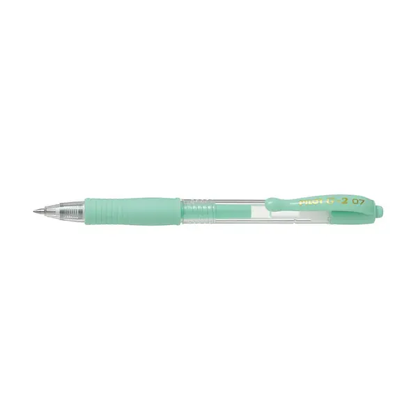 Roller cu gel Pilot G-2 culori pastel 0.7 mm cu click Roller cu gel Pilot G-2 culori pastel 0.7 mm cu click verde deschis