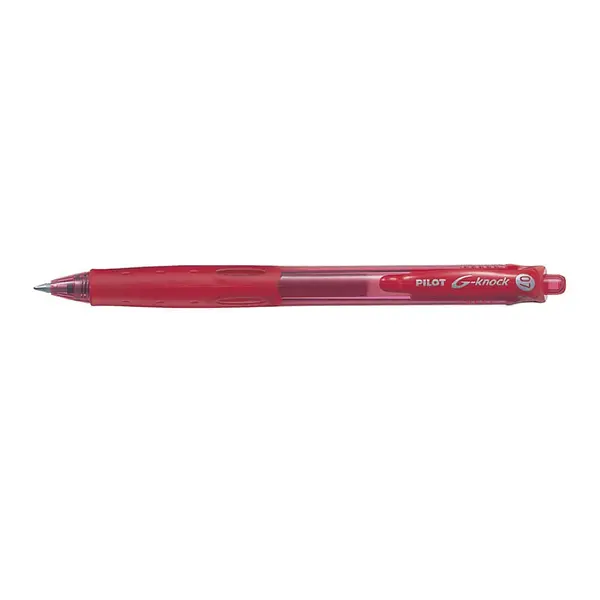 Roller cu gel Pilot G-Knock diverse culori 0.7 mm cu click Roller cu gel Pilot G-Knock diverse culori 0.7 mm cu click rosu