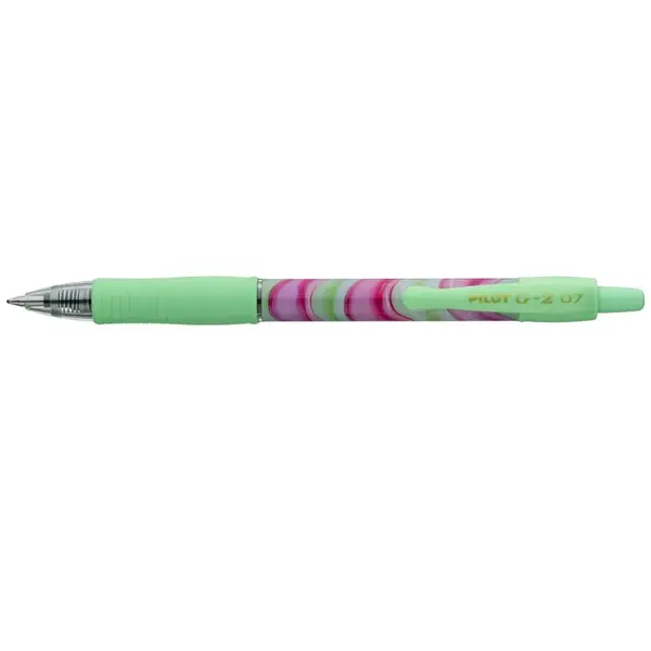 Roller cu gel Pilot G2 Flow diverse culori 0.7 mm cu click Roller cu gel Pilot G2 Flow diverse culori 0.7 mm cu click verde