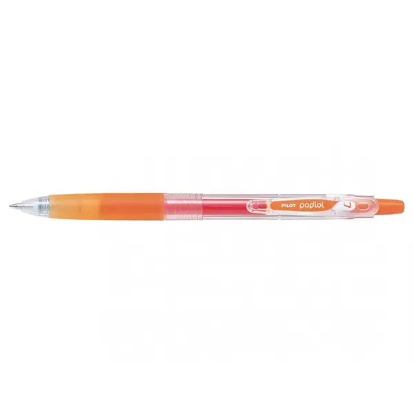 Roller cu gel Pilot Pop'lol diverse culori 0.7 mm cu click Roller cu gel Pilot Pop'lol diverse culori 0.7 mm cu click portocaliu