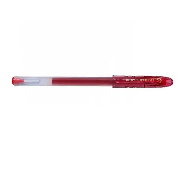 Roller cu gel Pilot Super Gel diverse culori 0.7 mm cu capac Roller cu gel Pilot Super Gel diverse culori 0.7 mm cu capac rosu
