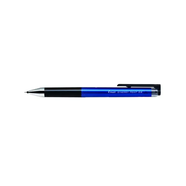 Roller cu gel Pilot Synergy Point diverse culori 0.5 mm cu click Roller cu gel Pilot Synergy Point diverse culori 0.5 mm cu click albastru
