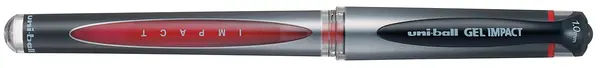 Roller cu gel Uniball Gel Impact – Rosu, 1.0 mm