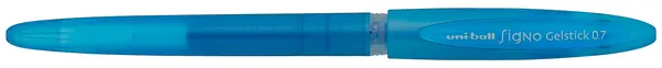Roller cu gel Uniball Signo Gelstick – Albastru deschis, 0.7 mm