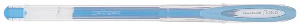 Roller cu gel Uniball Signo Noble Metal – Albastru, 0.8 mm