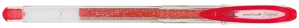 Roller cu gel Uniball Signo Sparkling – Rosu, 1.0 mm