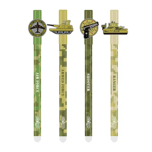 Roller gel cu stergere Strigo Military