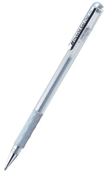 Roller Pentel - Hybrid Metal K 118 M - 0.8mm, argintiu