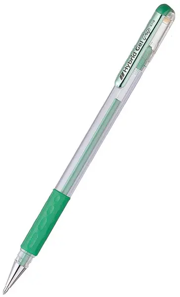 Roller Pentel - Hybrid Metal K 118 M - 0.8mm, verde