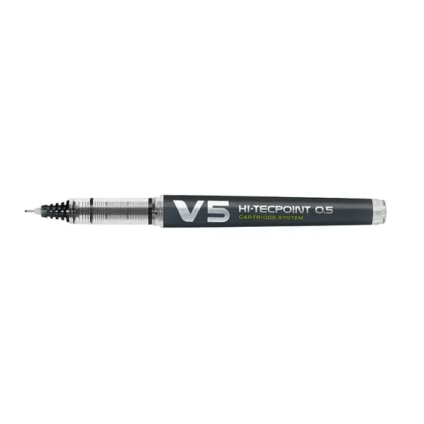 Roller reîncărcabil Pilot V5 Hi-Tecpoint 0.5 mm Roller reîncărcabil Pilot V5 Hi-Tecpoint 0.5 mm negru