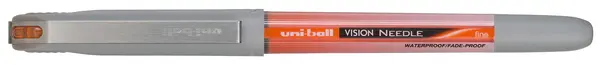 Roller Uniball Vision Needle Fine – Oranj, 0.7 mm