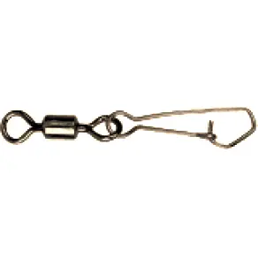 Rolling Swivel Round Eye With Hook Snap 10buc Nr. 8