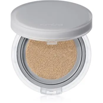 rom&nd Nu Zero Cushion fond de ten lejer, protector și matifiant, în aplicator din burete pentru o piele mai luminoasa