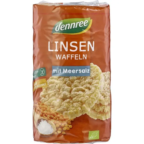 Rondele din linte cu sare fara gluten, eco - 100 g