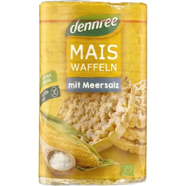 Rondele din porumb expandat cu sare fara gluten, eco - 120 g