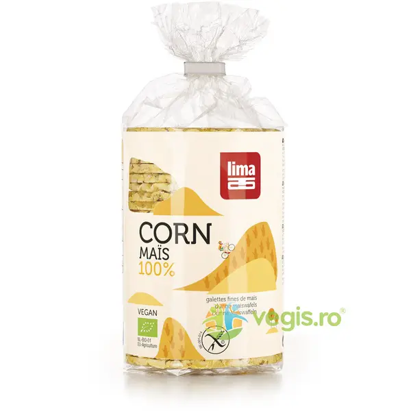Rondele din Porumb Expandat fara Gluten Ecologice/Bio 120g