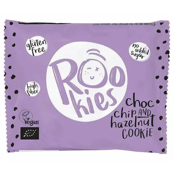 Rookies cu ciocolata si alune bio 40g Rookies
