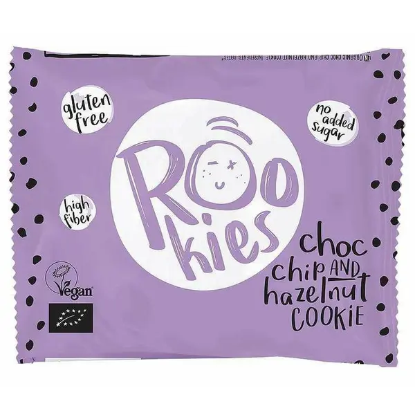 Rookies cu ciocolata si alune bio 40g Rookies