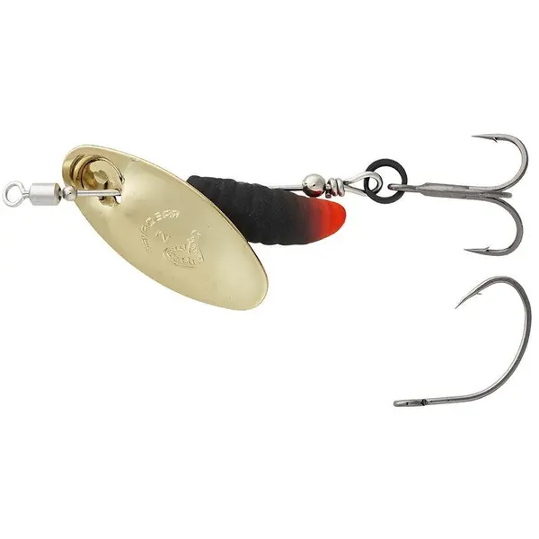 Rotativa Grub Spinners Nr.0 2.2g SINKING Gold Black