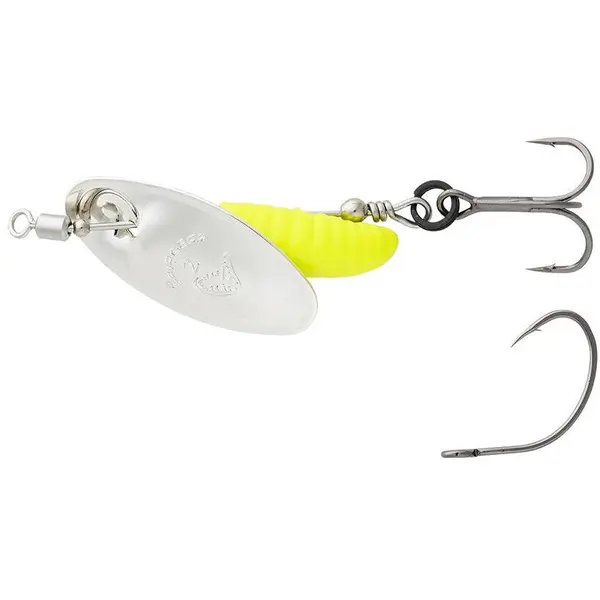 Rotativa Grub Spinners Nr.2 5.8g SINKING Silver Yellow
