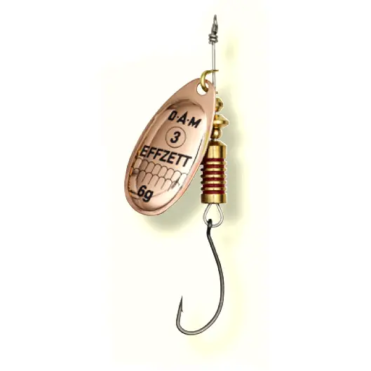 Rotativa Singlehook Spinner Nr.1 3g Cupru