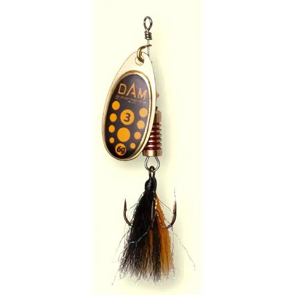 Rotativa Standard Dressed Spinner Nr.1 3g Blacky