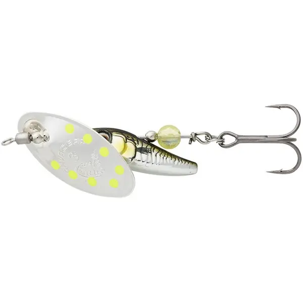 Rotativa Sticklebait Spinner Nr.1 4.5g Sinking Green Silver Ayu