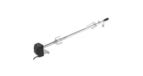 Rotisor cu motor profesional pentru gratar, otel, 1200 mm