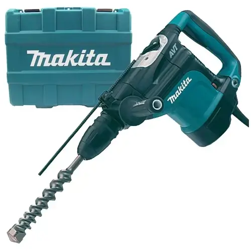 Rotopercutor Makita HR4511C, 1350W, 9,0-9,1kg, SDS-Max, 45mm, set cu valiza