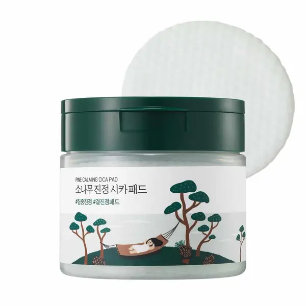 Round Lab - Pine Calming Cica Pad, Renewal, 50pcs