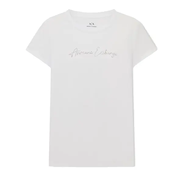 Round neck t-shirt optic white Xs