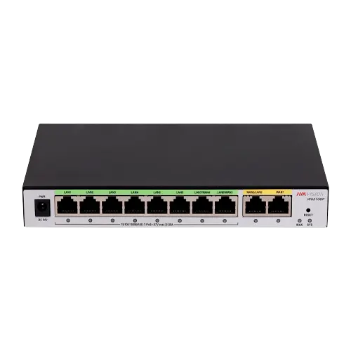 Router All in One ,2xRJ45 gIGABIT ,8 X RJ45 Poe Gigabit , Behavoir Management - HIKVISION DS-3WG210GP-SI